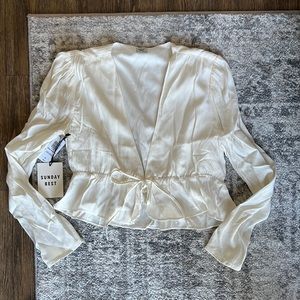 NWT Aritzia Sunday best new cropped top